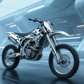 Motorcycle Wrapping Vinyl -Mirror Silver Motorcycle Wrapping Vinyl -Mirror Silver